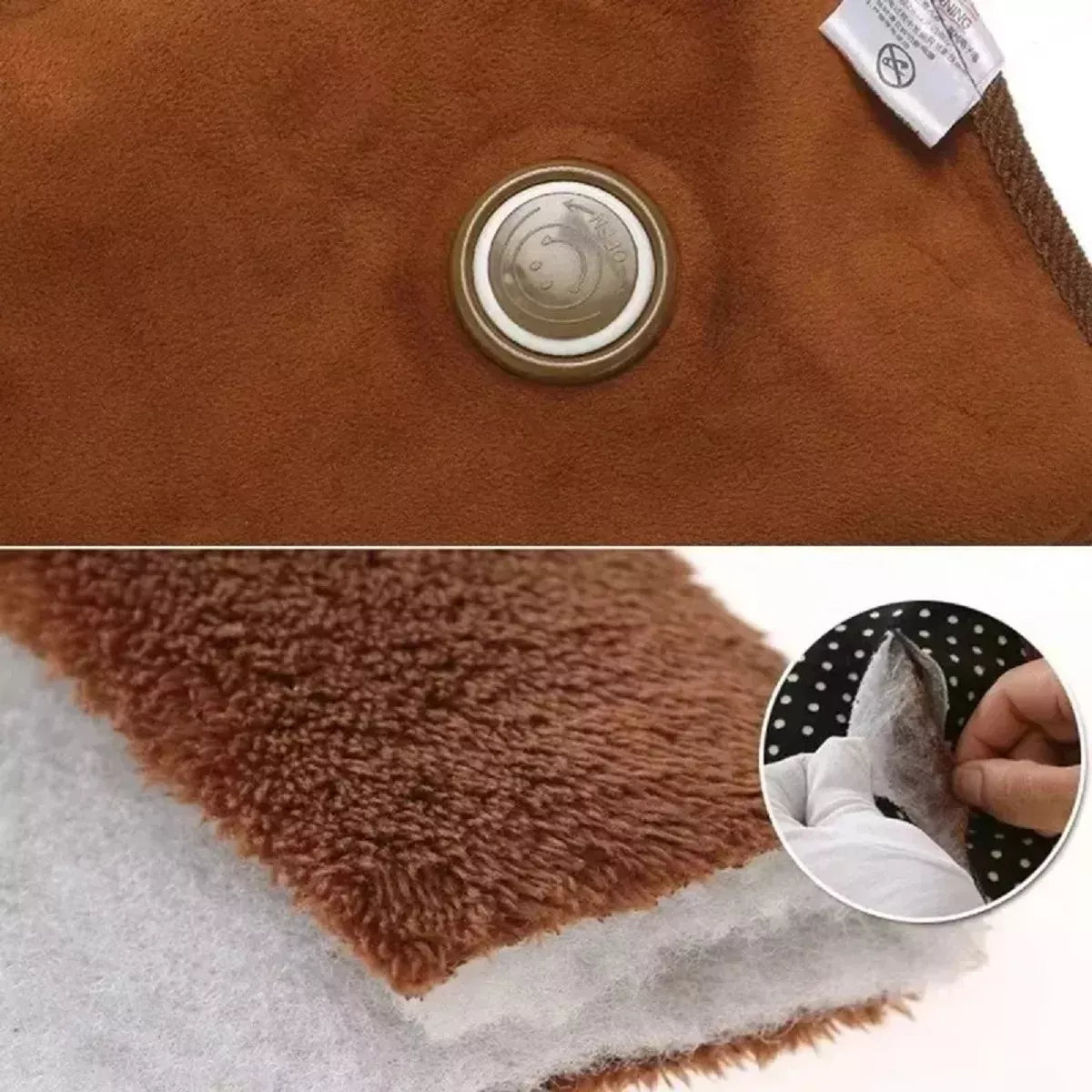 Guatero Eléctrico Recargable con Funda Ultra Suave